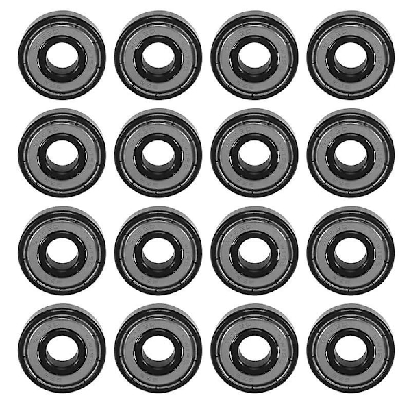 16 stk. Keramiske 608 Kuglelejer 8X22X7mm ABEC-11 Hybrid 6 Hvide ZrO2 Kugler Skateboard Lejer Skate In