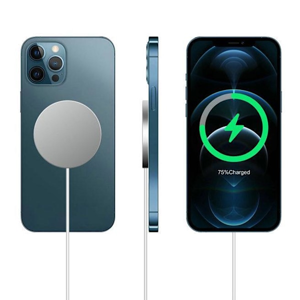 iPhone Magnetisk MagSafe Oplader (Trådløs) Hvid
