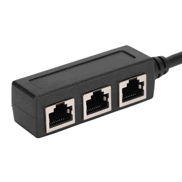 RJ45 Ethernet Adapterkabel Forlængerfunktion 1 til 3 Porte Fremragende Forbindelse Splitter med 1m Kabel til Hjemmet