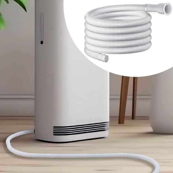 ING 15-25mm flexibel kondensvattenslang för split-typ luftkonditioneringar, 10 meter lång - med klämmor - tillbehör för luftkonditionering