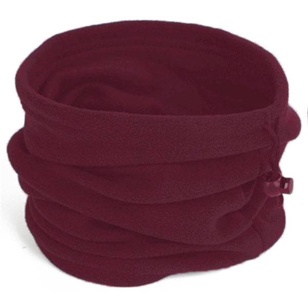 Grønn strikket halskrage skjerf for kvinner og menn, varm vinterwrap for utendørs bruk, perfekt gave til fasjonable damer og menn REd