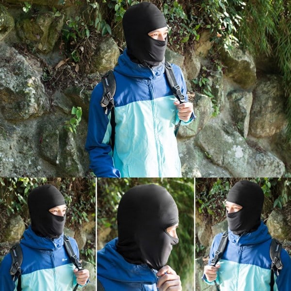 2 kpl Silk Functional Balaclava Kasvohuppu Balaclava Hiihtosuoja