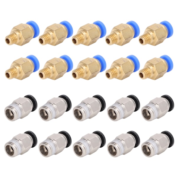 20-delad 3D-skrivarpneumatisk koppling PC4‑M6 PC4‑10-set för Creality Ender 3