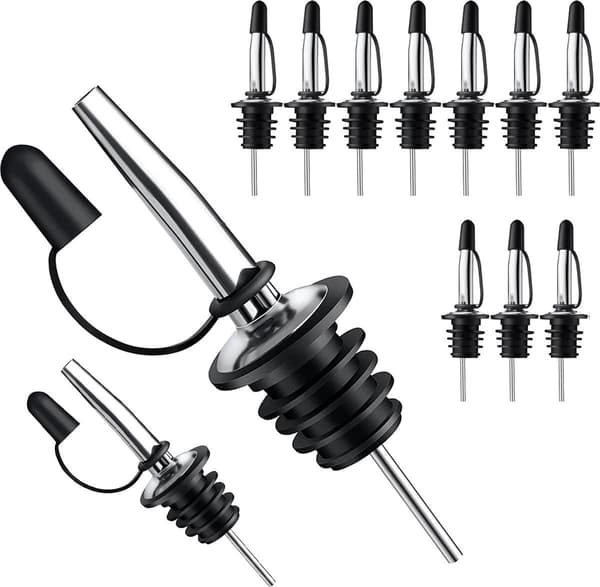 12-delars set - Dryckesutmatningspip - Flaskhällare