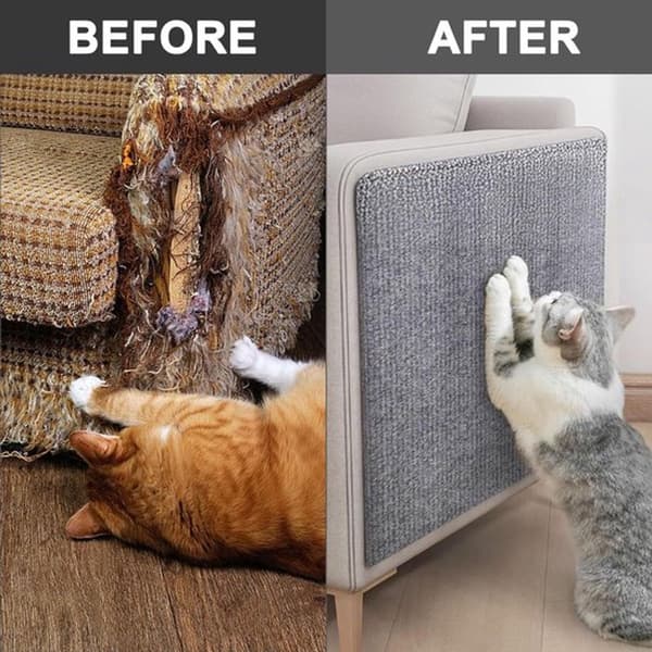 Selvklebende klorestativ for katt, 40x100 cm, for klatrevegger, sofaer, lek og møbelbeskyttelse