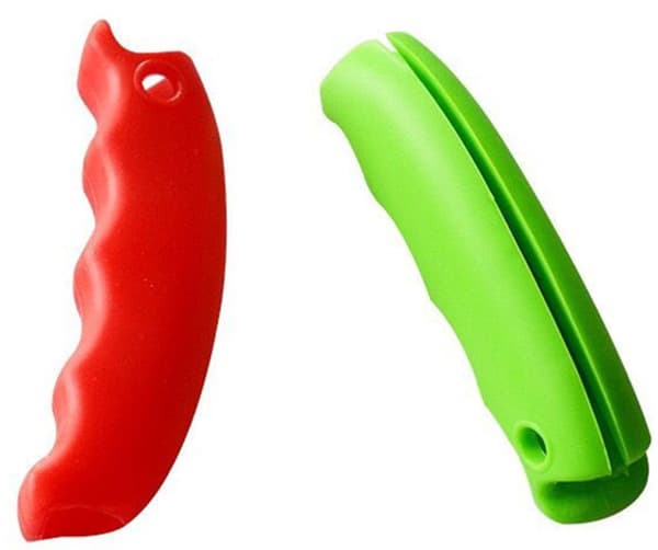 stk silikon plastposehåndtak silikon søppelposehåndtak handlepose plastpose handlepose 4 farger