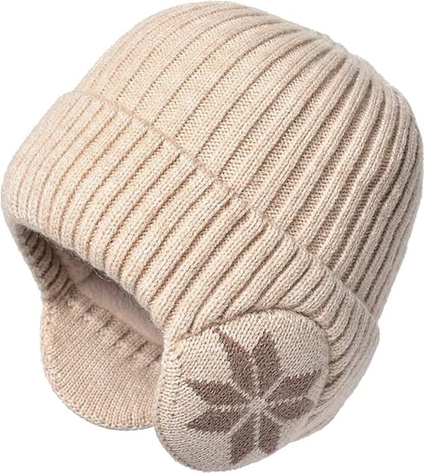 ING Varm Lue - Elastisk Fortykket Varm Lue - Beige