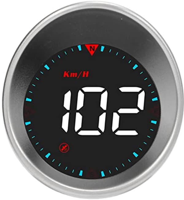 Digital head-up display hastighetsmätare - multifunktionell med larmfunktion - kompakt design