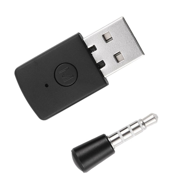 Mini USB 2.0 Bluetooth 5.1 Adapter/Dongle, Mottaker og Sender for PS4/PlayStation