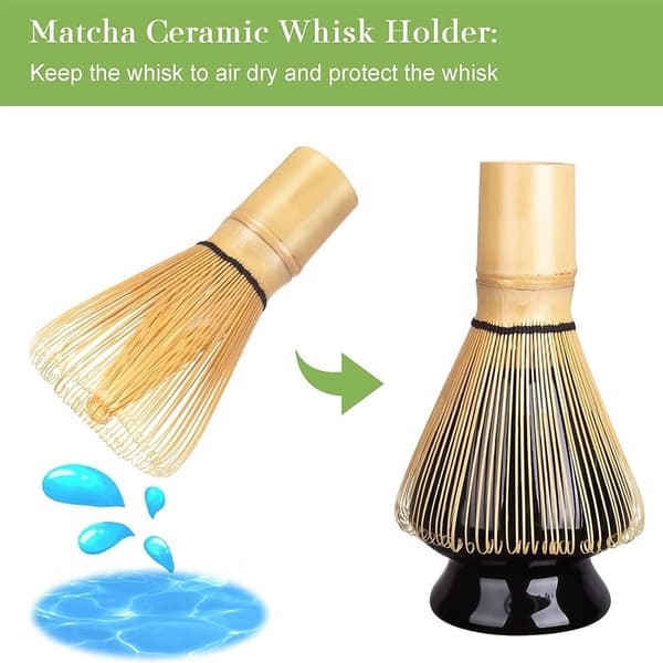 Matcha Set, Set om 7, Matcha Startkit, Matcha Visp, Det Perfekta Setet för Traditionell Matcha, Bambu, Vackert Förpackad