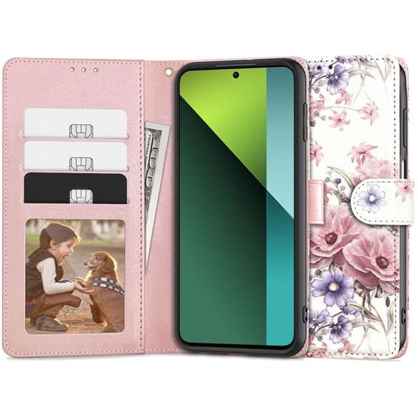 Tech-Protect Galaxy A55 5G Wallet Case - Blossom Flower
