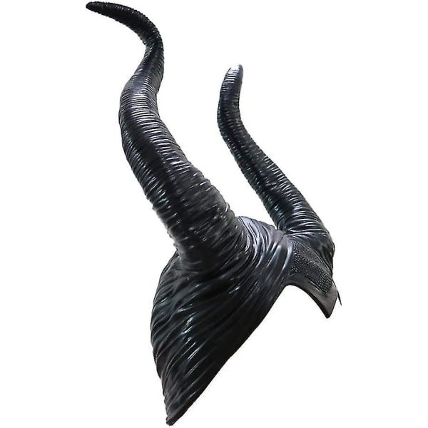 Halloween Maleficent Horn Hodebånd Cosplay Svart, Ond Maleficent Hodeplagg Ornament, for Kvinne/Mann