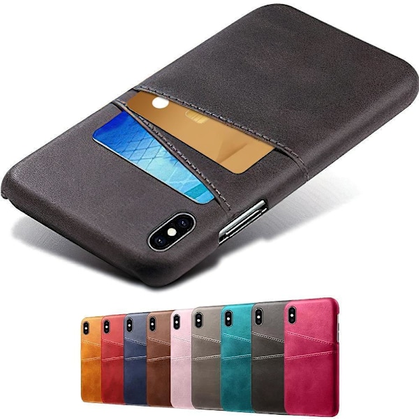 iPhone 7/8/SE (2020 & 2022) - Etui med rum - Kortholder Sort