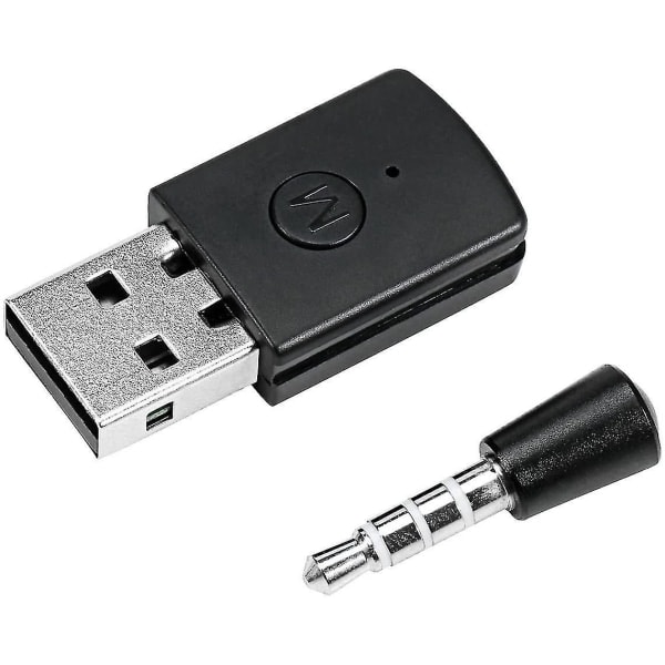 USB Bluetooth-adapter Dongle for PS4, Trådløs Bluetooth-adapter Dongle mottaker og sender passer