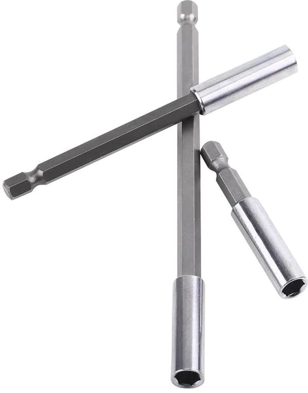 Hex Shank Elektrisk Magnetisk Bitsholder Drillforlengelse, Karbonstål Vanadiumstål Skrutrekker Bitsholder (Stk)
