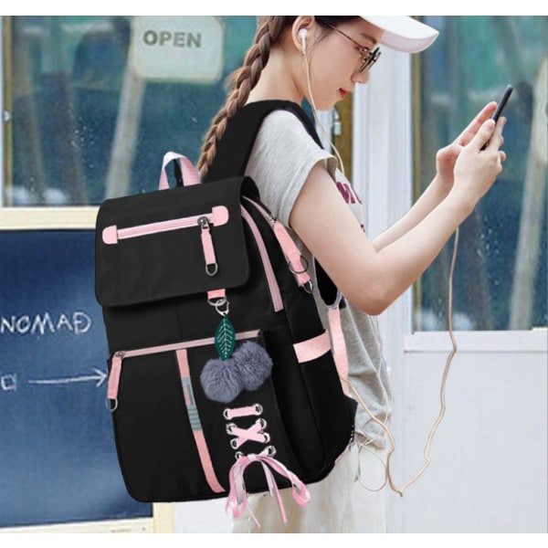 Backpack Women School Bag Teenager School Bag Casual School Bag G