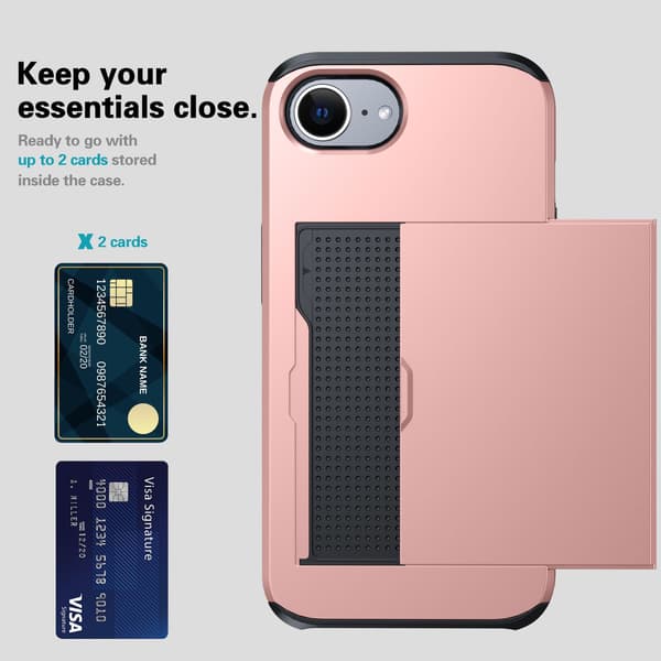 ING iPhone 16e telefoncover med kortholder.