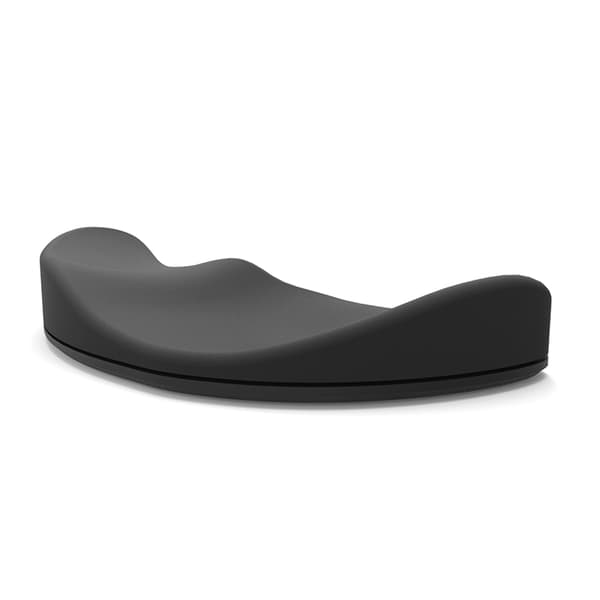 Ergonomisk musematte med silikon håndleddstøtte, sklisikker håndleddstøtte for kontor, spill og datamaskin