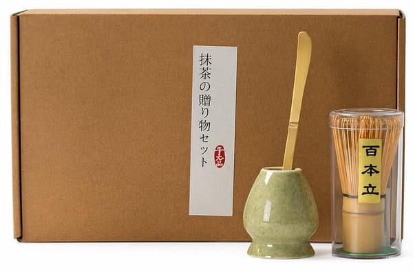 6-delat set - Matcha-set - Matcha - Japanskt teset - Keramiskt matcha-set