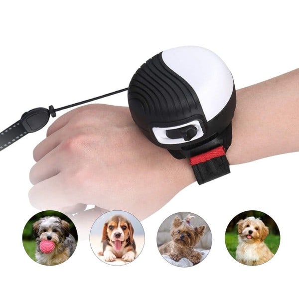 Retraktionsbart hundkoppel Handsfree retratilerbart hundkoppel 3m