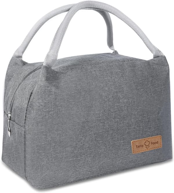 Bærbar utendørs matpose, Matpose, matpose for kvinner, Kjølebag, 300D kationisk polyester, Isolert matpose, 22x14x17cm
