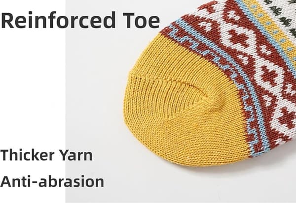 5 par (C-typ) vintersockor - loungesockor - toffelsockor