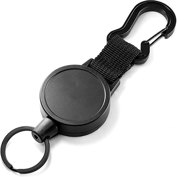 Avtakbar nøkkelring, lanyard, skiholder