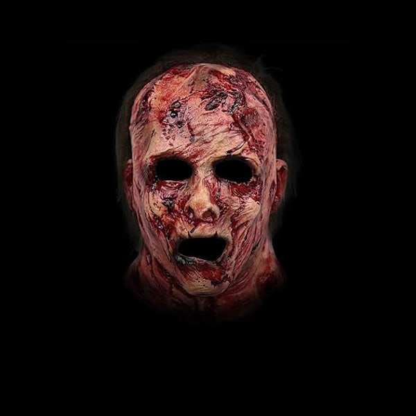 Skummel Maske Horror Blodig Halloween Maskerade Cosplay