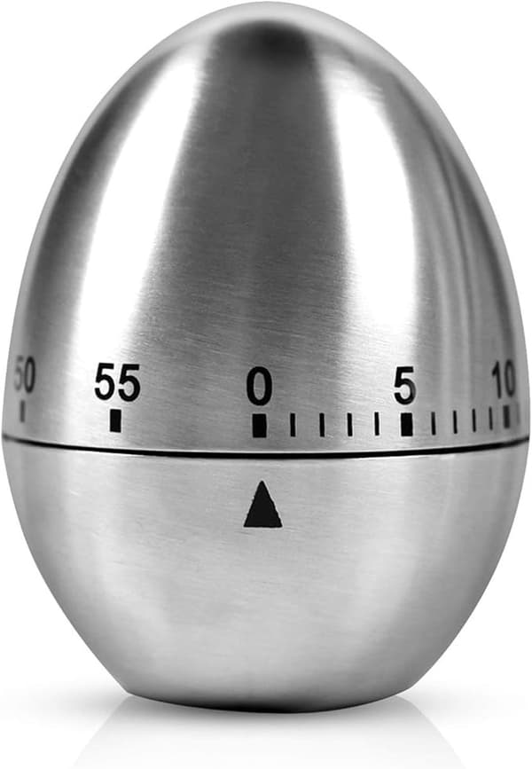 Timer Timer Analog Matlagingstimer Eggtimer Pomodoro Timer Matlagingstimer Mekanisk Redskap Visuell Timer Rustfritt Stål 60 Min for Klasserom eller Egg