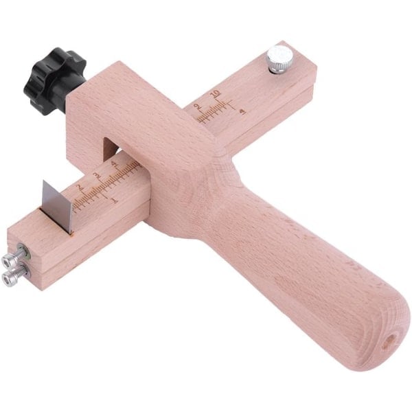 Handmade Leather Strap Cutting Tool - Precision Adjustable Cutter for Crafting