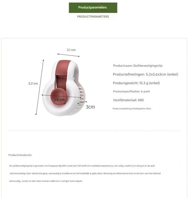 6-osainen pussilakanan pidikesarja, liukumaton ja siirtymätön, harmaa.