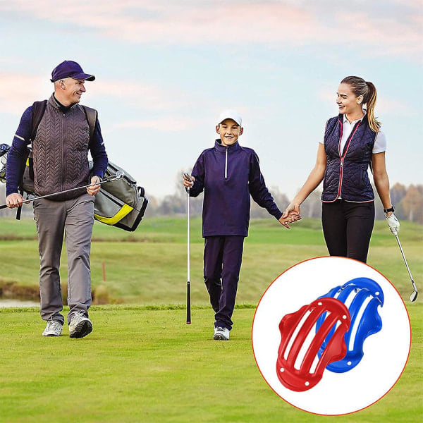 1 Set Golfboll Markör Linje Ritverktyg 4 Färg Värde Pack Mall Liner Stencil Putt Justering