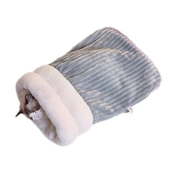 Sovesekk for katt, vintersovesekk for katt, Beste kattesovesekk 2024 Gray M