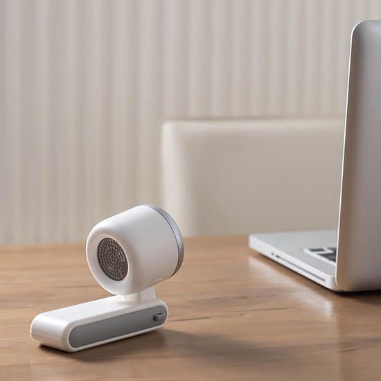 Mini Ventilator – 3600mAh USB Ventilator – 5 Hastigheder – Håndholdt Ventilator med LCD Display – 180° Justerbar Grøn