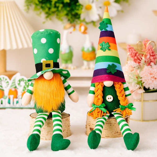 St. Patrick's Day Decorations, Gonk Plush, Irish Gnome Gifts for Women, Spring Home Decor, St. Patrick's Gnomes