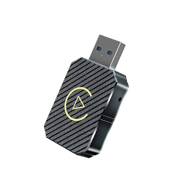 2-in-1 Langaton CarPlay-sovitin Android Auto Langaton Sovitin Älykäs Mini-laatikko USB-dongle Plug and Play WiFi Nopea Yhteys silver