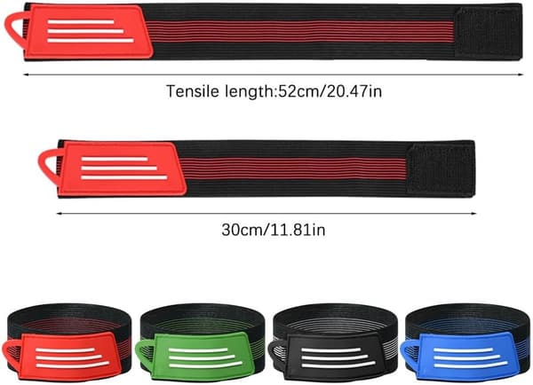 ING Cykelshorts spänne - 8-pack reflekterande elastiskt armband - reflekterande material