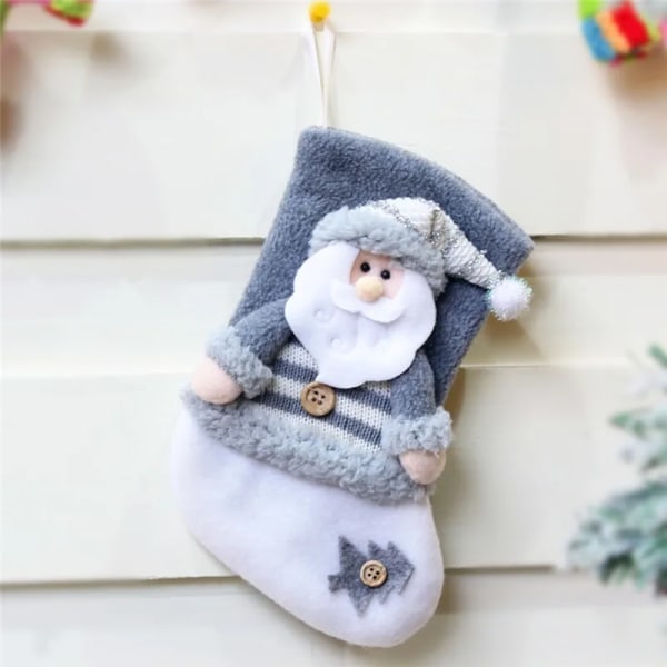 Christmas Stocking Mini Stocking Santa Claus Candy Children Children Gift Bag Christmas Tree Hanging Decoration Stana Claus