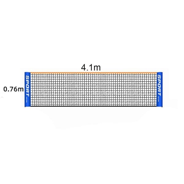 3/4m Kannettava Taittuva Yksinkertainen Tennisverkko (3M)