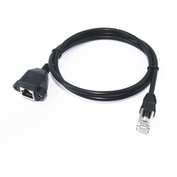 Forgyldt Mini HDMI Han til HDMI 19-polet Hun Adapter med 90 Graders Vinkel (Sort)