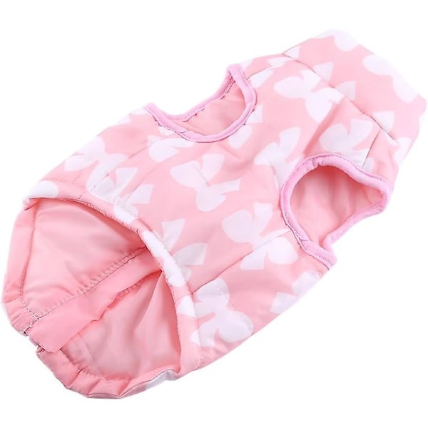 Hundejakke for kjæledyr, varm og myk hundevest for små og mellomstore hunder, vinterjakke for kjæledyr (M-Rosa) (S, Rosa)