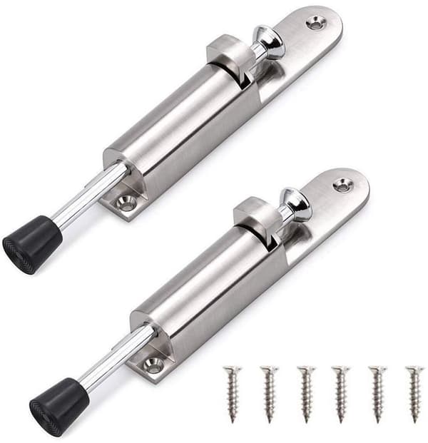 Infällbart dörrstopp (2-pack), portabelt dörrstopp, lämpligt för både inomhus- och utomhusbruk.