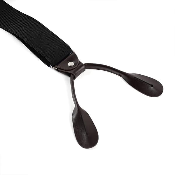 Y-formede trimknapper for menn med spenne og belte, 3,5 cm bred