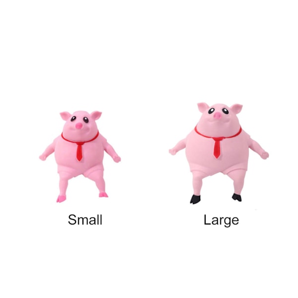 Rosa Pig Squishy Legetøj Gris Klemme Legetøj Søde Gris Menneske Sindet Stress Legetøj Stressaflastende Legetøj til Børn og Voksne Small