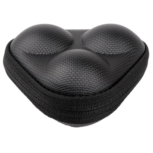 Elegant bordtennisboksbeholder med plass til 3 pingisballer - Must-have for idrettsutøvere, utendørs og innendørs sport Black 0.05