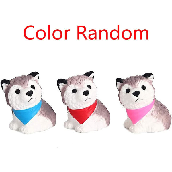Squishies Hund Squishy Duftende Klem Legetøj Stressaflastning Squishies Langsomt Stigende Dyrelegetøj Kawaii Blød Gave Samling Farve Tilfældig