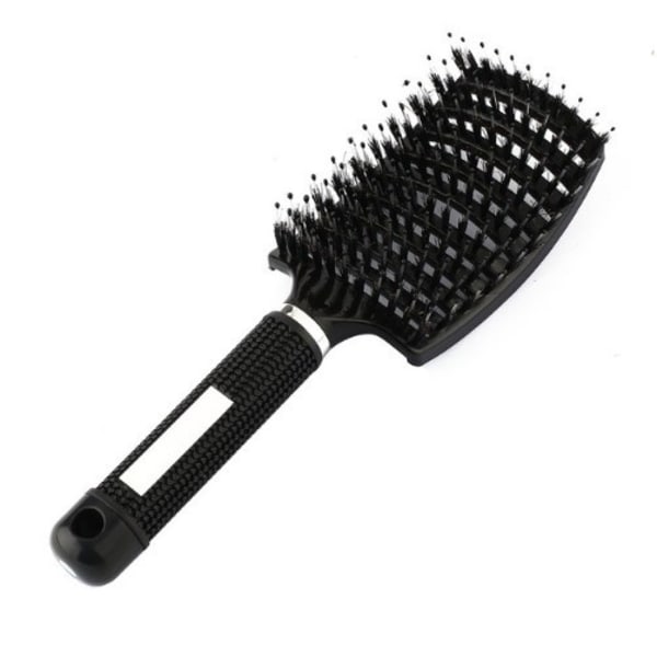 Böjd utjämningskam i plast, massagekam Stor böjd kam för styling av frisyrer