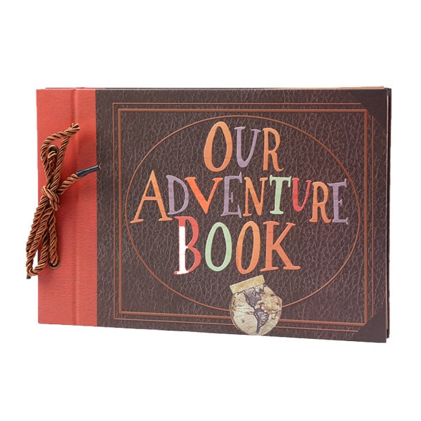 Äventyrsbok Up Scrapbook Fotoalbum DIY Minnesalbum Inbunden Jubileum Sparande Gåvor Till Män Pojkvän Den Nya