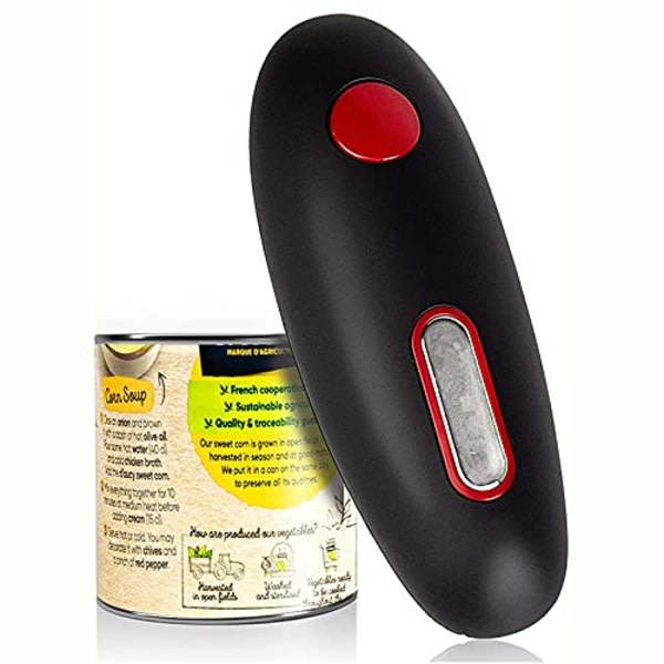 Electric Can Opener Automatic Smooth Edge Can Opener One Touch Hands-Free for Restaurant Kitchens and Seniors Arthritis Eliminate Hand Pain