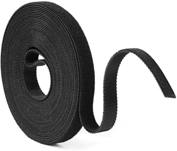 Tarranauhat, 5 m, 10 mm, musta